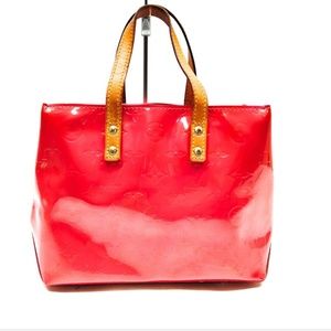 Louis Vuitton Reade PM Red Vernis Tote